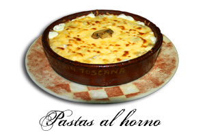 pastas horno